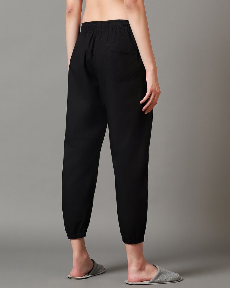 bewakoof Women's Black Pyjamas - Image 3